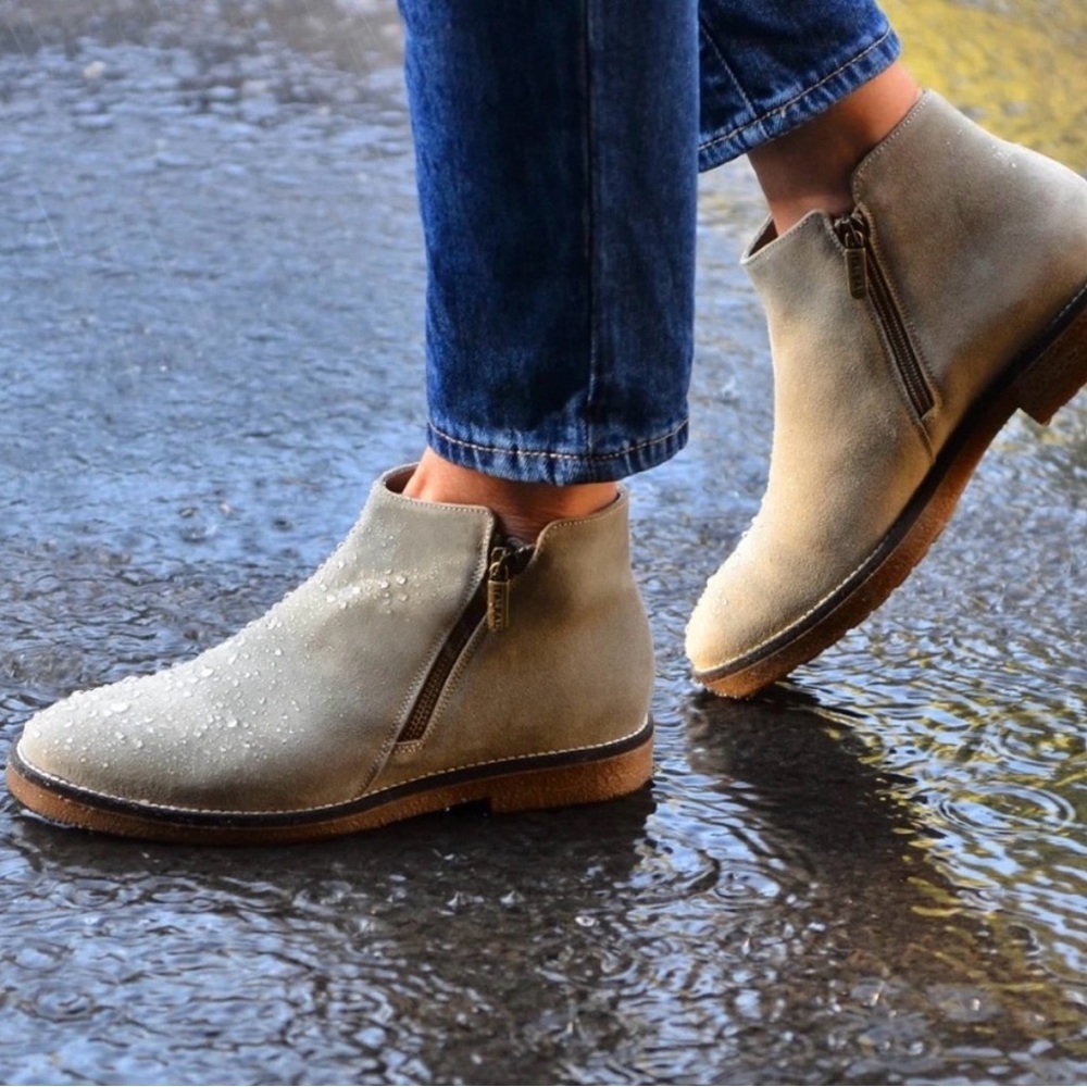 ITALEAU | Waterproof Foliana
Booties Taupe Lavato Size 36
Made in Italy